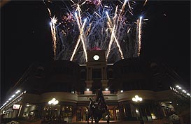 Fireworks at Parker Station